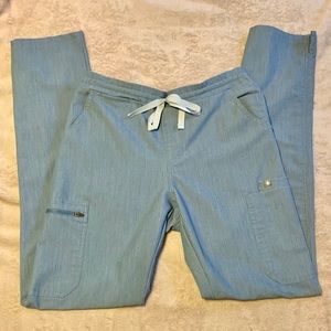 FIGS Yola Pants. Small/Tall HEATHER INDIGO